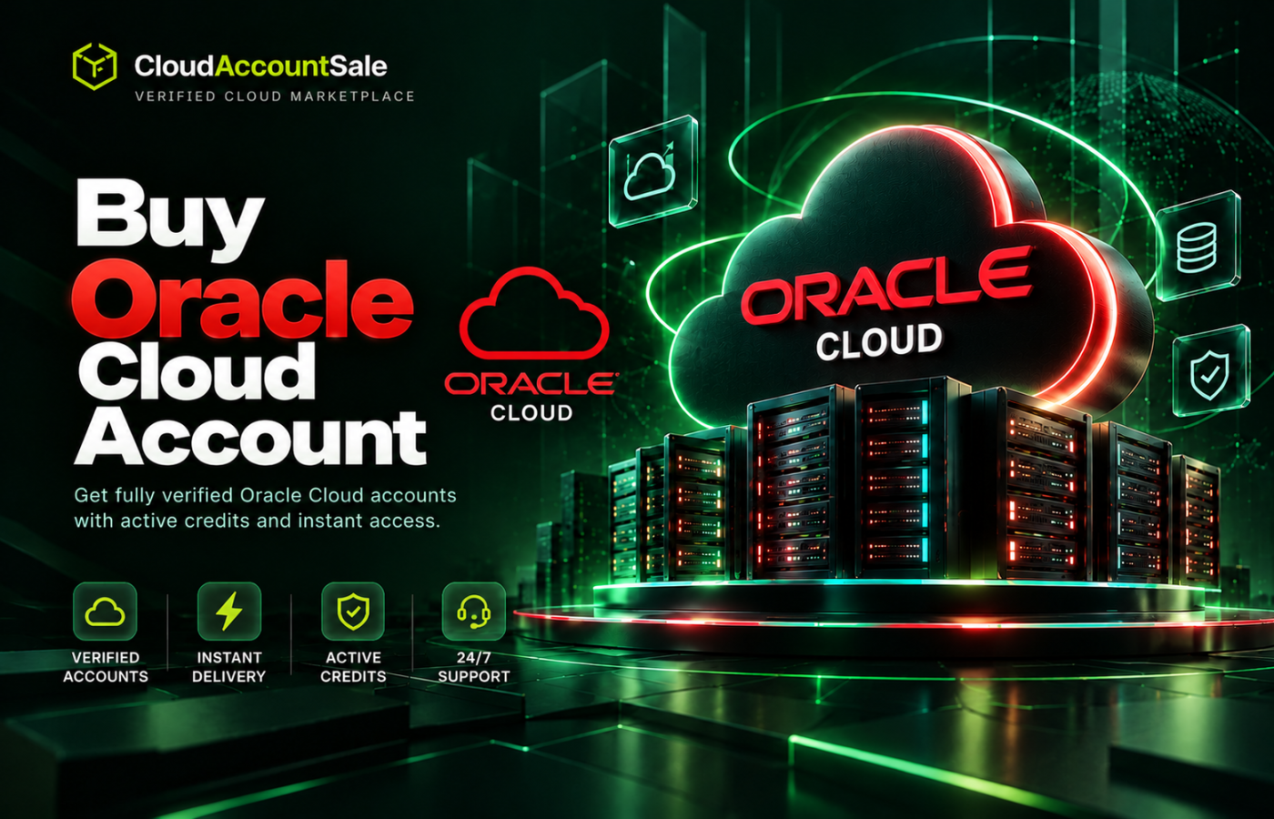 Oracle Cloud Infrastructure cloud infrastructure visual for Buy Oracle Cloud Account